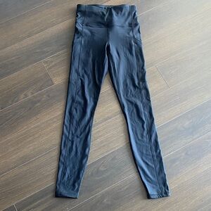 Fabletics Black High-Waisted fleece-lined Leggings tall